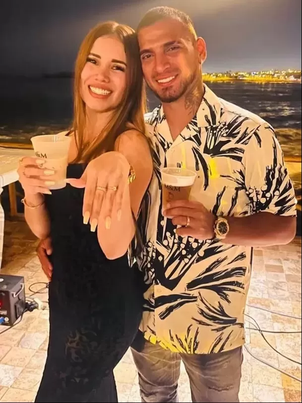 Mariela Arévalo se comprometió con Miguel Trauco en abril de 2025 / Instagram