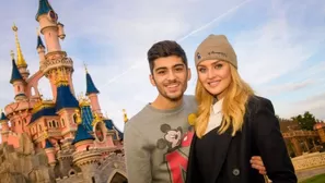 Zayn Malik y Perrie Edwards en Disney. Foto: Twitter Oficial