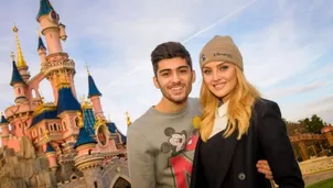 Zayn Malik y Perrie Edwards en Disney. Foto: Twitter Oficial