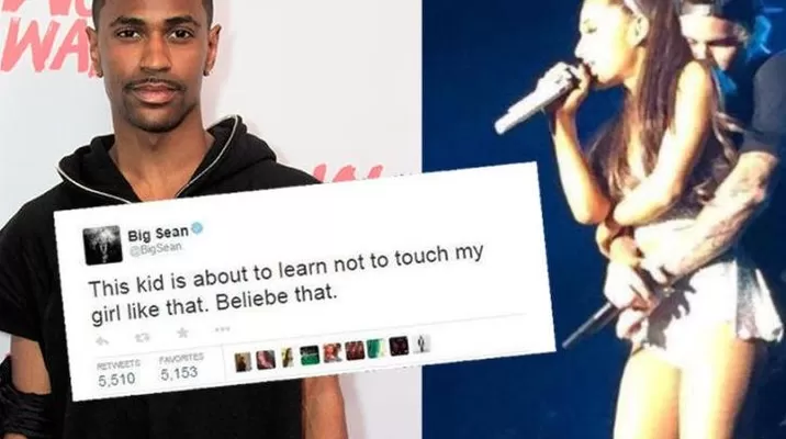 Novio de Ariana Grande se molestó por cariñoso abrazo de Justin Bieber Novio de Ariana Grande se molestó por cariñoso abrazo de Justin Bieber