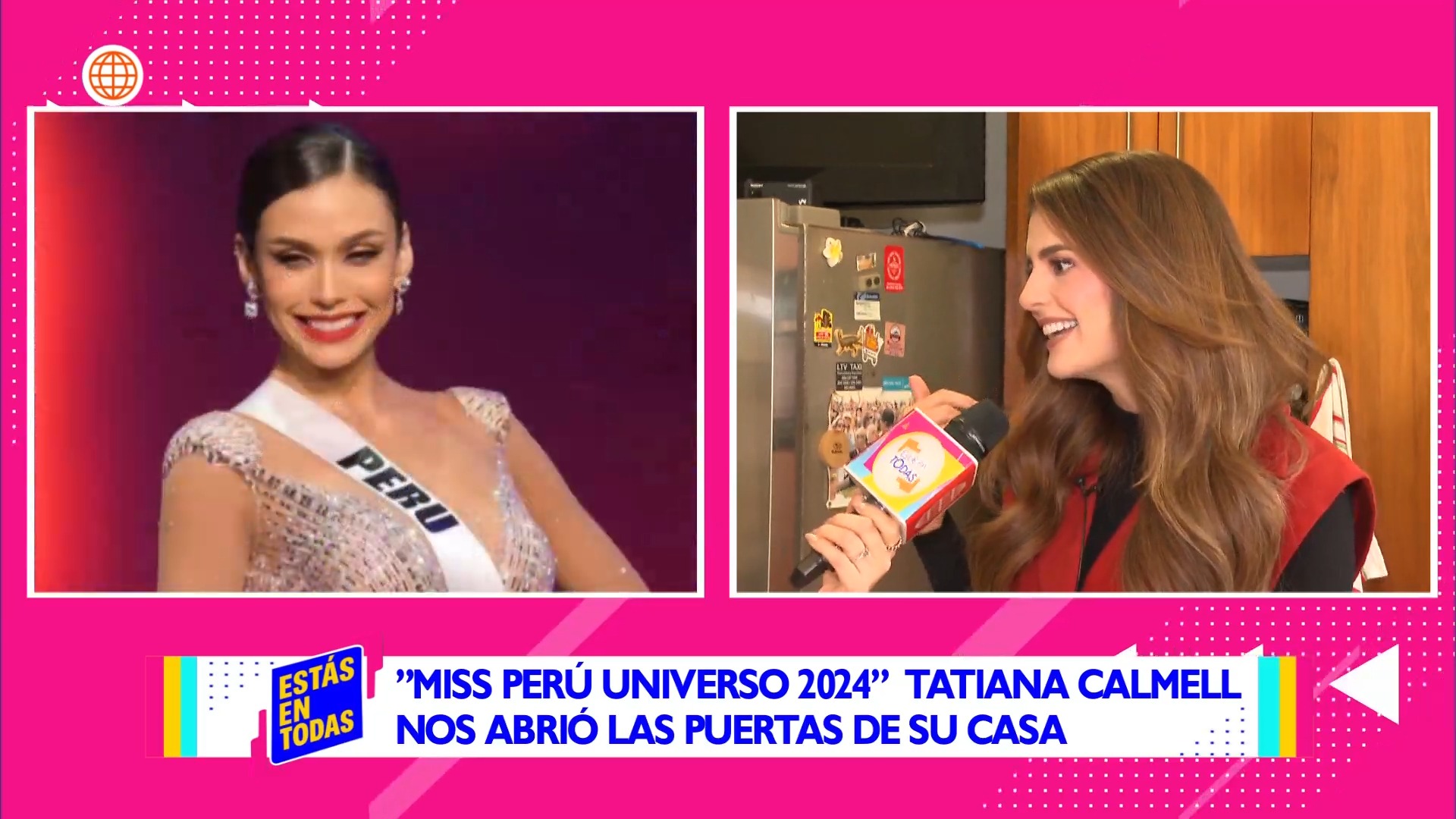 Tatiana Calmell aseguró que su novio la motivó a participar en Miss Perú tras ver a Janick Maceta en Miss Universo 2021. Fuente: AméricaTV