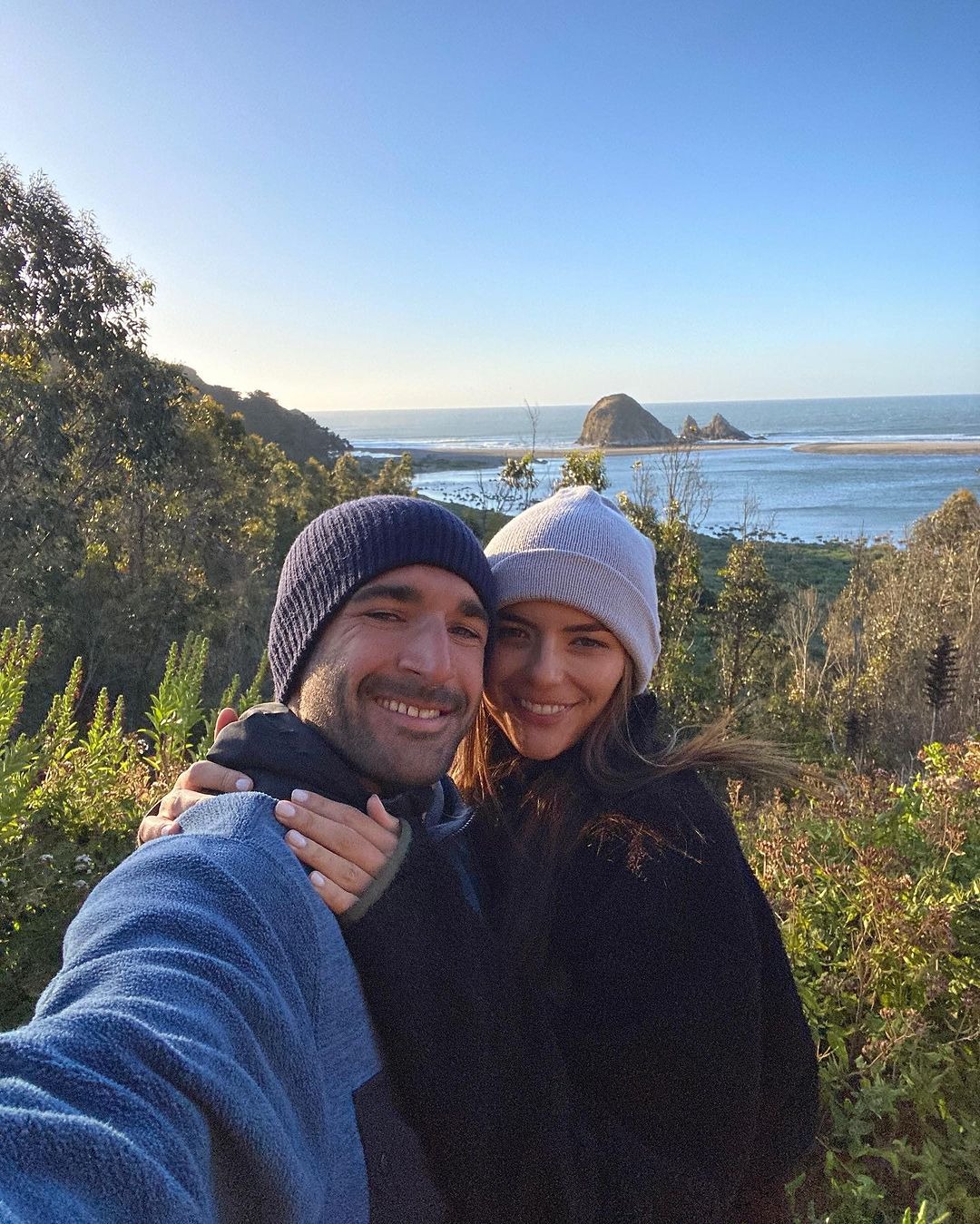 Tatiana Calmell y su novio, Cristóbal de Col. Fuente: Instagram