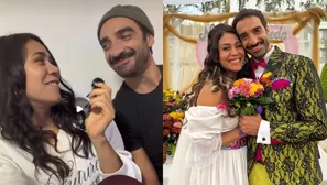 Natali Zegarra y Fernando Niño alimentan los rumores de romance al mostrarse juntos, solos y disfrutando el capítulo en que sus personajes, Juana y Juan Pablo, se casaron en Al fondo hay sitio. Foto: IG @natalizegarrad