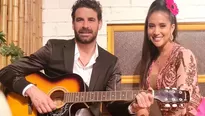 Melissa y Sebastián interpretan los roles principales en 'Ojitos hechiceros'. Foto y video: IG Melissa Paredes