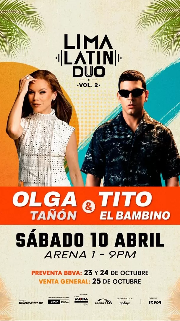 Olga Tañón y Tito El Bambino juntos en concierto Olga Tañón y Tito El Bambino juntos en concierto