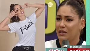 Olinda Casta&ntilde;eda y Tilsa Lozano.Foto y video: Am&eacute;rica TV