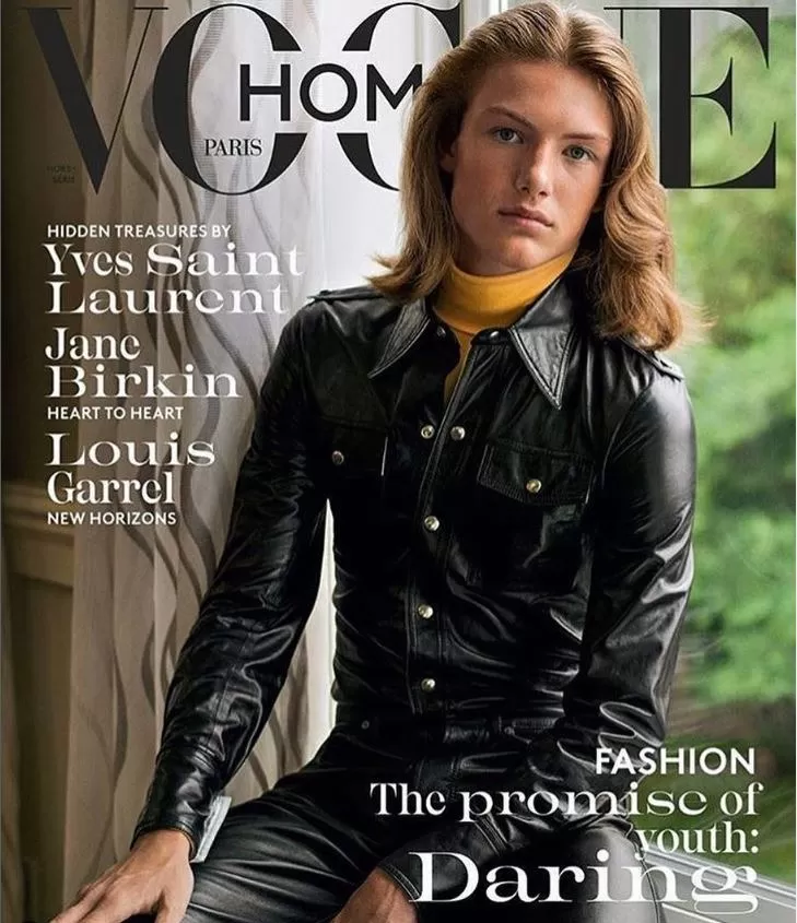 Oliver Sonne también se desempeñó como modela y fue portada de la prestigiosa revista Vogue/ Foto: Instagram