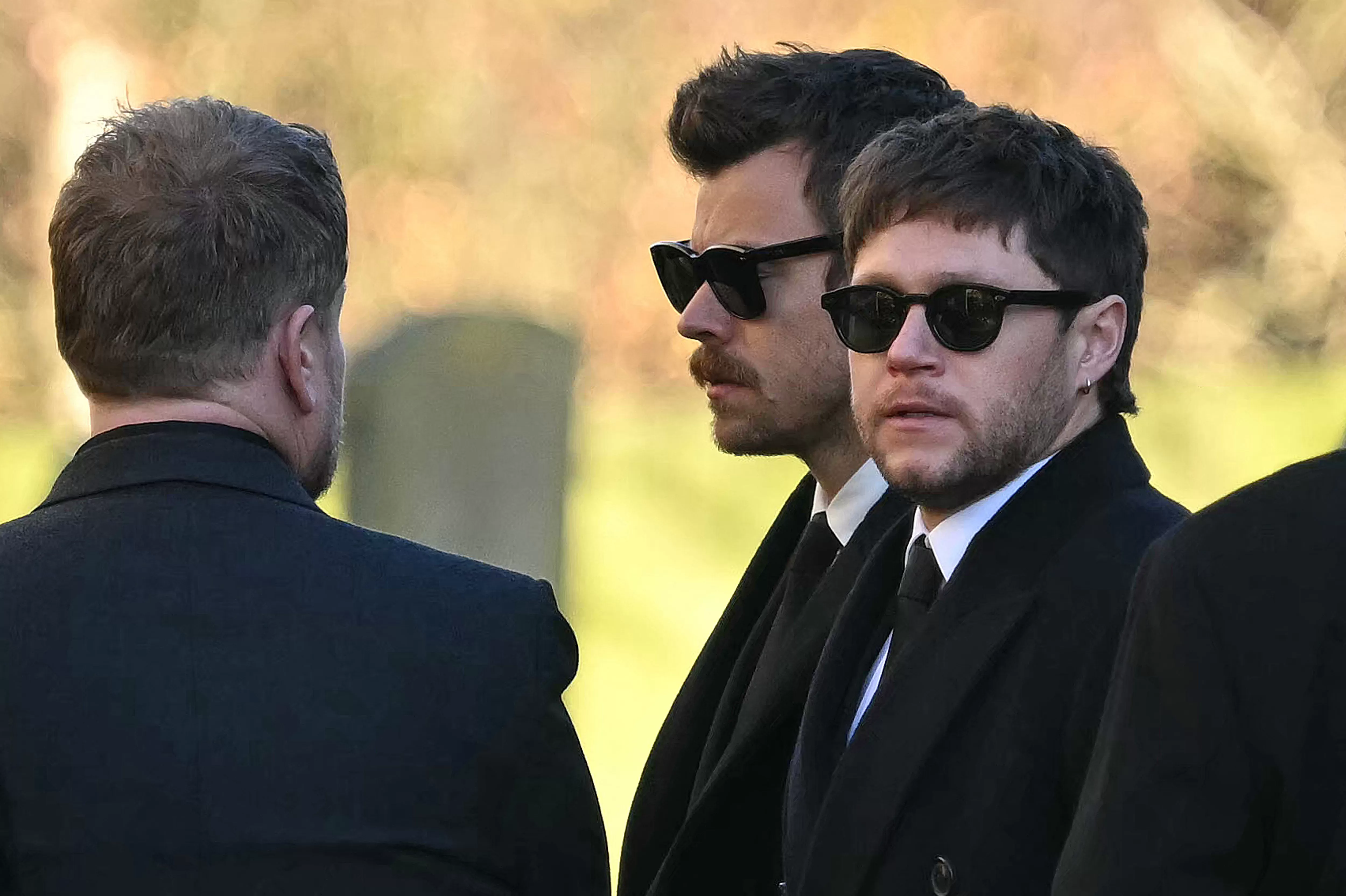 Funeral de Liam Payne reunió a miembros de One Direction. Harry Styles y Niall Horan juntos en el último adiós a su amigo. Fuente: AFP