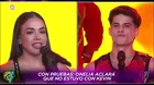 Onelia aclara que no pasó la noche con Kevin tras el ampay