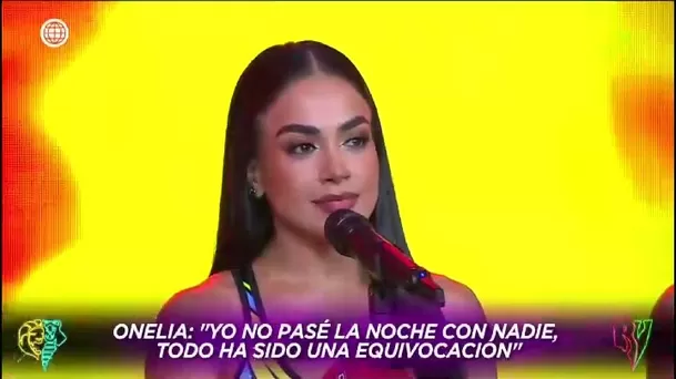 Onelia negó haber pasado la noche con Kevin tras ampay/ América TV Onelia negó haber pasado la noche con Kevin tras ampay/ América TV