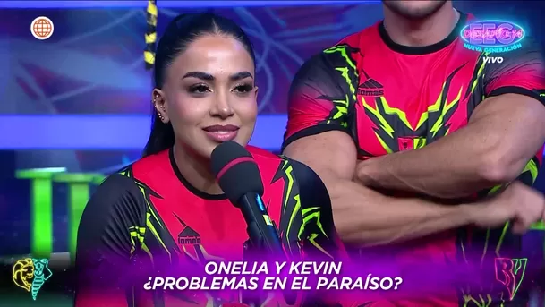 Onelia intentó explicar “distanciamiento” con Kevin Díaz / AméricaTV Onelia intentó explicar “distanciamiento” con Kevin Díaz / AméricaTV