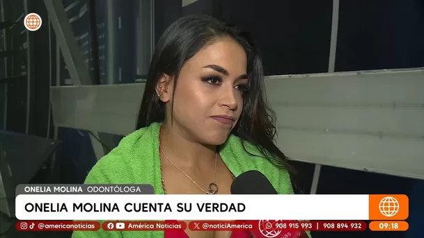 Onelia Molina acepta las disculpas de Mario Irivarren / América Espectáculos Onelia Molina acepta las disculpas de Mario Irivarren / América Espectáculos