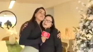 La arequipeña derritió a los televidentes con la buena relación que tiene con Doña Marcela. Video: América TV