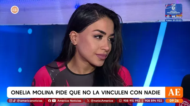 Onelia Molina está cansada de las críticas en su contra por supuesto vínculo con Patricio Parodi / Captura