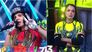 Cada vez Alejandra Baigorria intentaba hablar, era interrumpida con un pista musical. Video: América TV