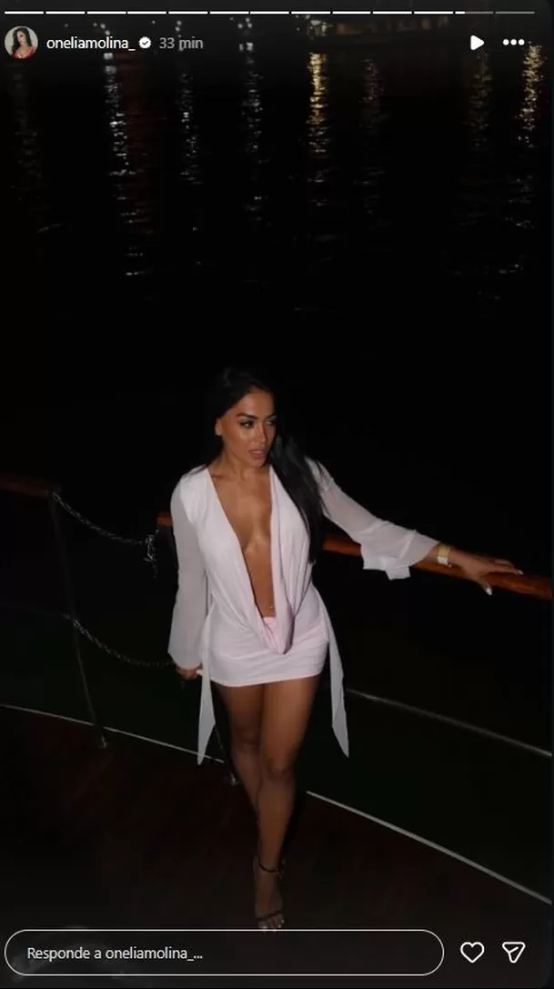 La integrante de 'Esto es Guerra' compartió imágenes de su paso por Colombia y sorprendió a sus seguidores con un arriesgado outfit que se robó todas las miradas Foto: Instagram @oneliamolina_ La integrante de 'Esto es Guerra' compartió imágenes de su paso por Colombia y sorprendió a sus seguidores con un arriesgado outfit que se robó todas las miradas Foto: Instagram @oneliamolina_