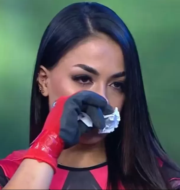 Onelia Molina cuestionó a la producción de 'Esto es guerra'. Foto: América TV Onelia Molina cuestionó a la producción de 'Esto es guerra'. Foto: América TV