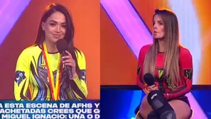Onelia Molina se midió frente a Alejandra Baigorria en un reto de agilidad mental . Video: América TV