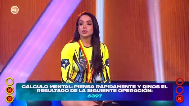 Onelia Molina falló al hacer cálculo matemático. Foto: América TV
