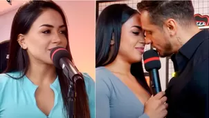 Onelia Molina y Nikko Ponce llamaron la atención con tremendo coqueteo. Foto: Doble Sentido Podcast