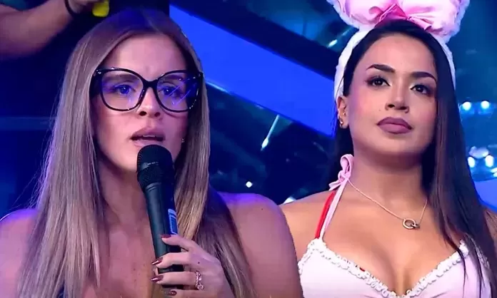 Alejandra Baigorria le pidió disculpas a Onelia Molina durante la emisión de 'Esto es guerra'. Foto: América TV Alejandra Baigorria le pidió disculpas a Onelia Molina durante la emisión de 'Esto es guerra'. Foto: América TV