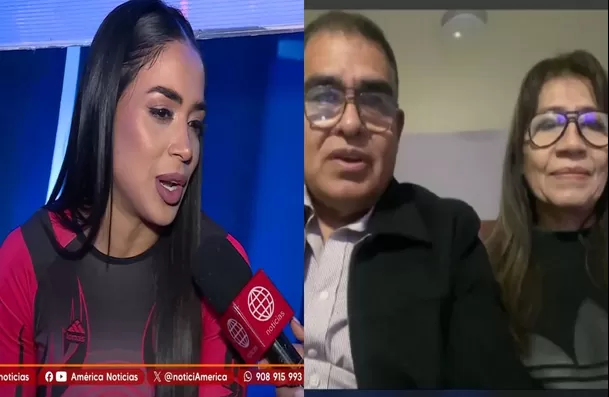 Onelia Molina se emocionó al recibir llamada de sus padres desde Arequipa / América Tv Onelia Molina se emocionó al recibir llamada de sus padres desde Arequipa / América Tv