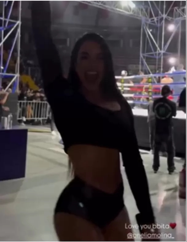 Onelia Molina en el 'Celebrity Combat'. Foto: Instagram