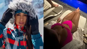 Onelia Molina paralizó a sus seguidores con sexy video pese al frío de Suiza / Instagram