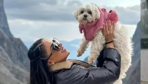 Onelia Molina sigue enfrentando el dolor por la partida de Nieve, su perrita Video: Instagram