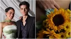 Onelia Molina presume flores amarillas que le regaló Kevin Díaz