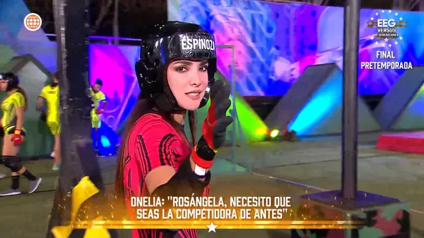 Onelia Molina reclamó furiosa a Rosángela Espinoza tras perder. Fuente: AméricaTV