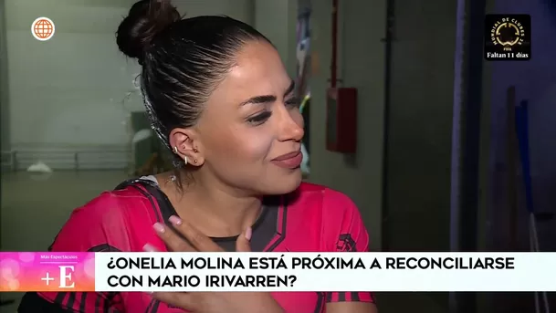 Onelia Molina responde si podría reconciliarse con Mario Irivarren / Captura