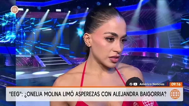 Onelia Molina responde si ya es amiga de Alejandra Baigorria / Captura
