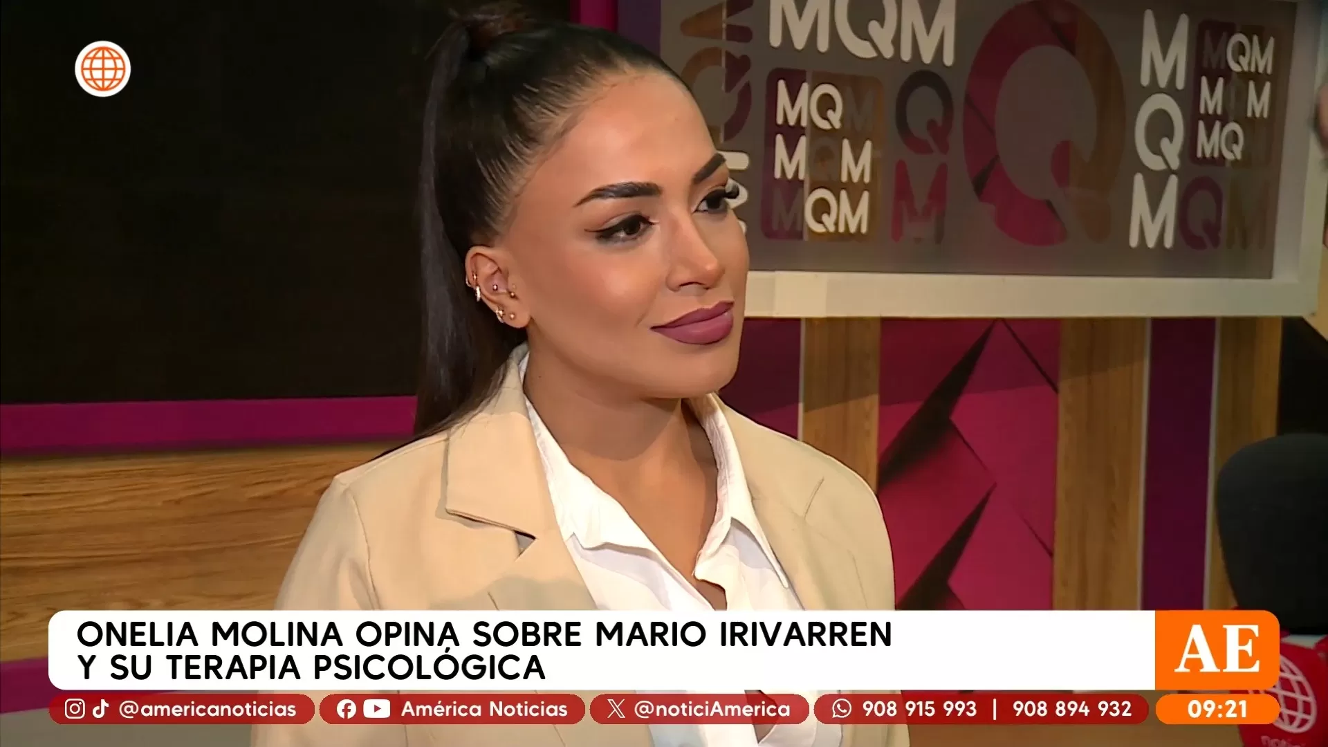 Onelia Molina responde sobre lo que pasó aquella noche con Vania Bludau / América Espectáculos Onelia Molina responde sobre lo que pasó aquella noche con Vania Bludau / América Espectáculos