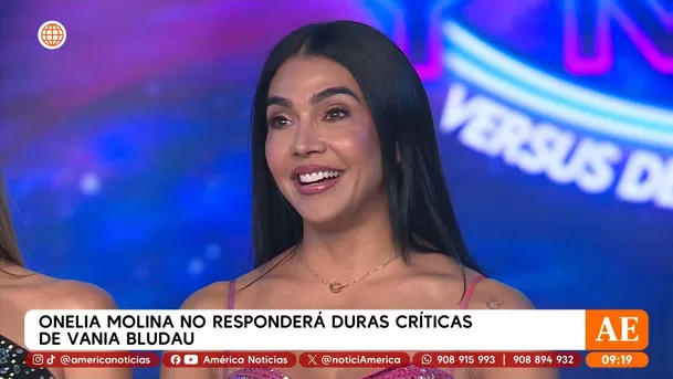 Vania Bludau mencionó a la madre de Onelia Molina en una reciente entrevista / Captura Vania Bludau mencionó a la madre de Onelia Molina en una reciente entrevista / Captura