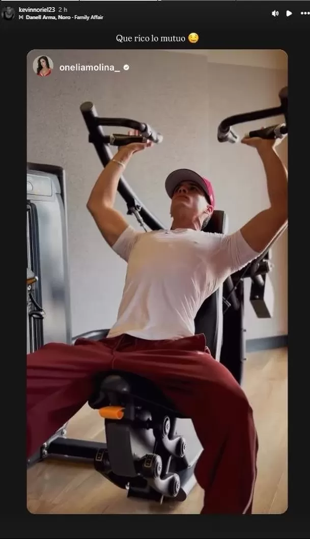 La reacción sin filtros de Onelia y la respuesta de Kevin / IG: kevinnoriel23 La reacción sin filtros de Onelia y la respuesta de Kevin / IG: kevinnoriel23