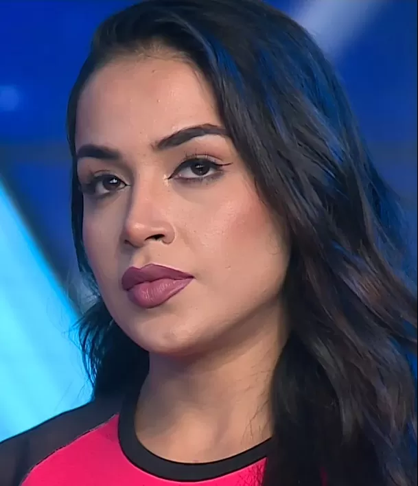 La expresión facial de Onelia Molina al ver a Vania y Alejandra en el set de EEG generó más de un comentario. Foto: América TV