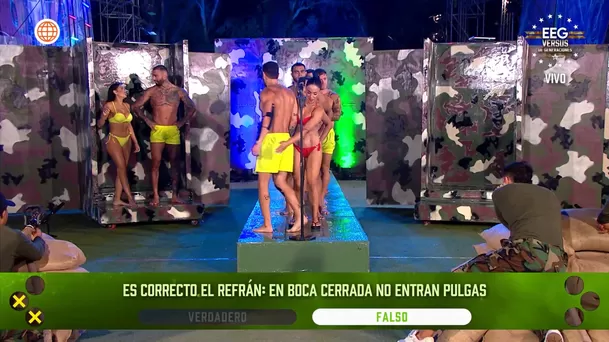 Onelia Molina sorprendió a Mario Irivarren con coqueta nalgada. Fuente: AméricaTV Onelia Molina sorprendió a Mario Irivarren con coqueta nalgada. Fuente: AméricaTV
