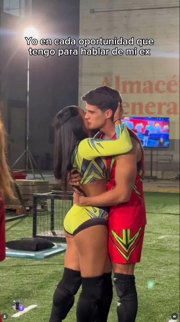 Onelia Molina y Kevin Díaz captados a los besos en EEG / IG: guerrerosycombatientesperu Onelia Molina y Kevin Díaz captados a los besos en EEG / IG: guerrerosycombatientesperu