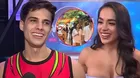 Onelia Molina y Kevin Díaz captados de la mano durante viaje