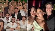 Onelia Molina y Kevin Díaz coinciden con Mario Irivarren en boda