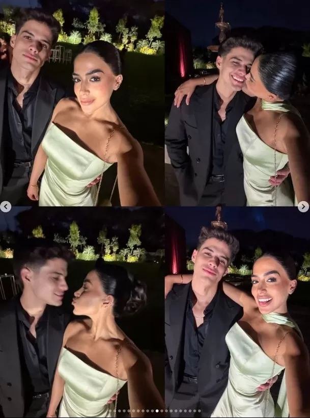 La pareja fue captada muy cariñosa durante una celebración especial para una persona cercana a Onelia Molina. Video: Instagram @oneliamolina_ La pareja fue captada muy cariñosa durante una celebración especial para una persona cercana a Onelia Molina. Video: Instagram @oneliamolina_