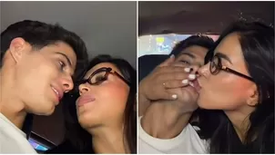 Onelia Molina y Kevin Díaz se lucen a puros besos en coqueto video dentro de auto / IG: oneliamolina_