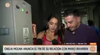 Onelia Molina y la reacción a ampay de Mario Irivarren