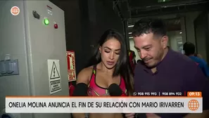 Onelia Molina terminó su relación con Mario Irivarren. Foto: América TV. 
