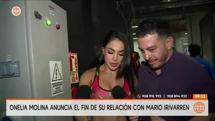 Onelia Molina terminó su relación con Mario Irivarren. Foto: América TV. 