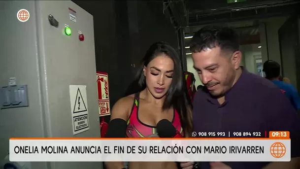 Onelia Molina terminó su relación con Mario Irivarren. Foto: América TV