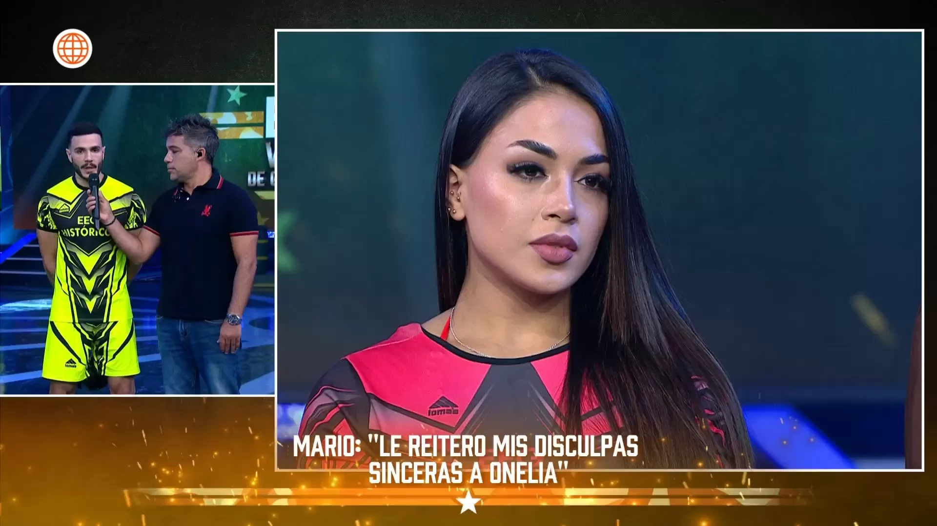 Onelia Molina y su fuerte reacción ante disculpas de Mario Irivarren en vivo. Fuente: AméricaTV Onelia Molina y su fuerte reacción ante disculpas de Mario Irivarren en vivo. Fuente: AméricaTV