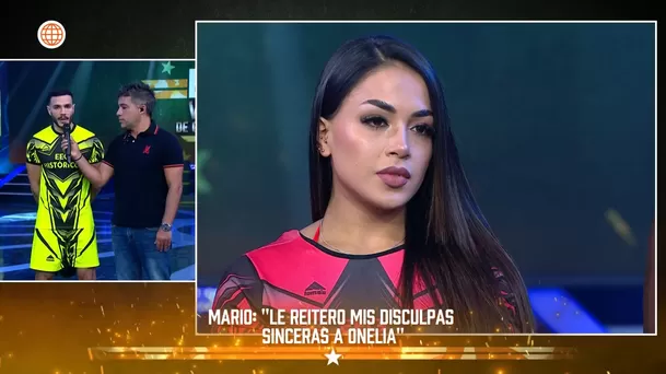 Onelia Molina y su fuerte reacción ante disculpas de Mario Irivarren en vivo. Fuente: AméricaTV Onelia Molina y su fuerte reacción ante disculpas de Mario Irivarren en vivo. Fuente: AméricaTV