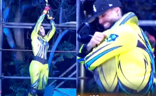 Gino Assereto acompañó a Onelia Molina en decisiva parte del circuito. Foto: América TV Gino Assereto acompañó a Onelia Molina en decisiva parte del circuito. Foto: América TV